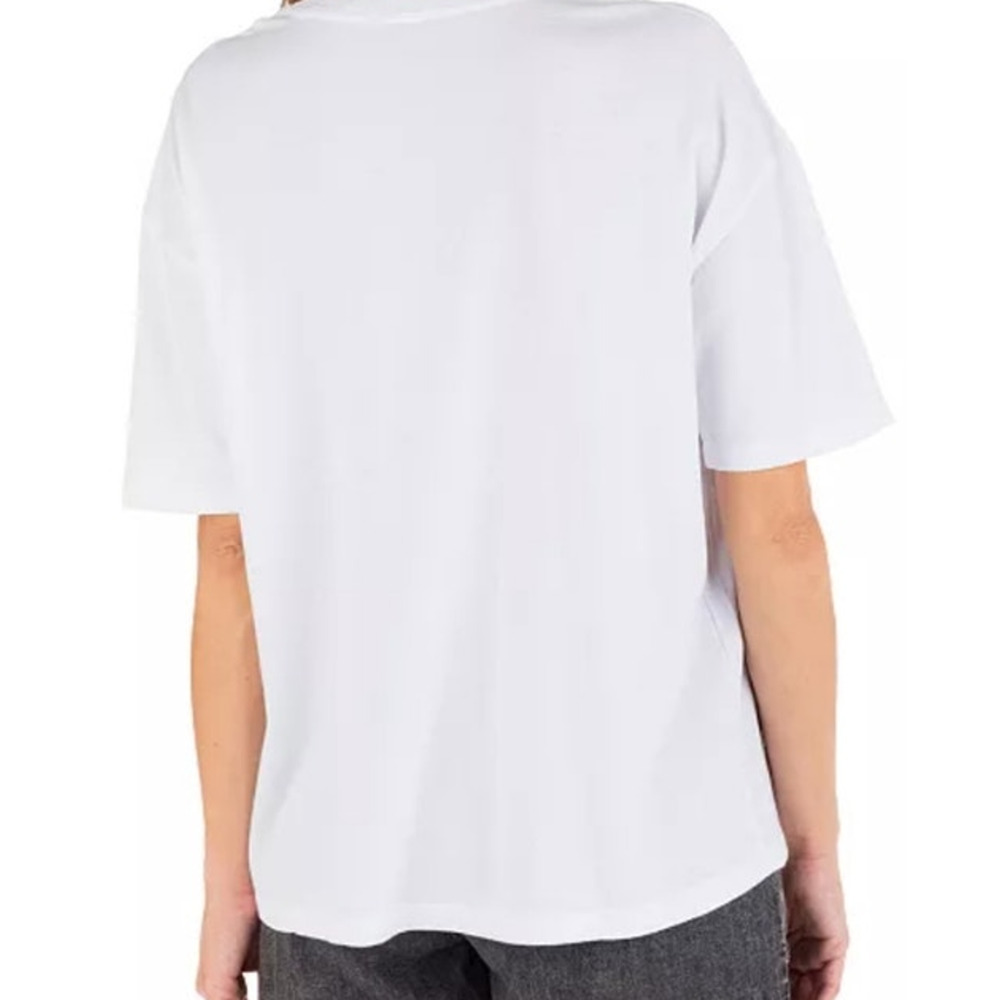 Hurley Juniors' Moon Surfer Short-Sleeve Boyfriend T-Shirt S 215 - Picture 2 of 6